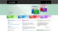 Desktop Screenshot of eleriumsoft.com